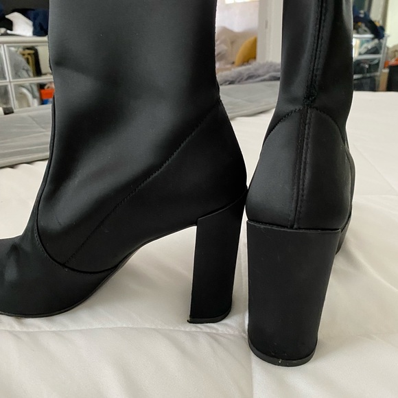 Stuart weitzman Sock Booties black/ Comfy heel - Picture 8 of 12